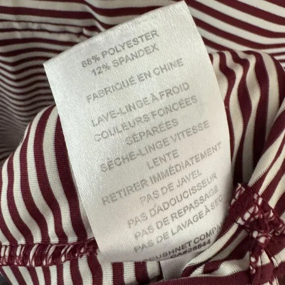 Footjoy FJ Striped Golf Polo Shirt Men's Size Medium - Picture 4 of 7